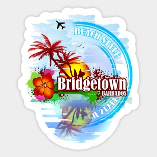 Bridgetown Barbados Sticker